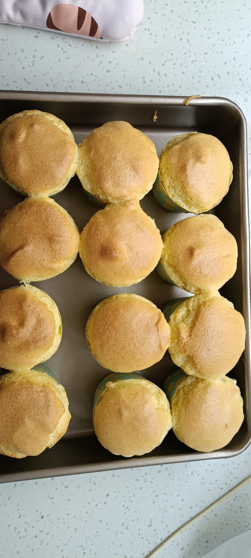 纸杯蛋糕 8寸戚风蛋糕的量