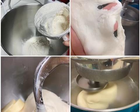 纯奶手撕吐司的做法 步骤1