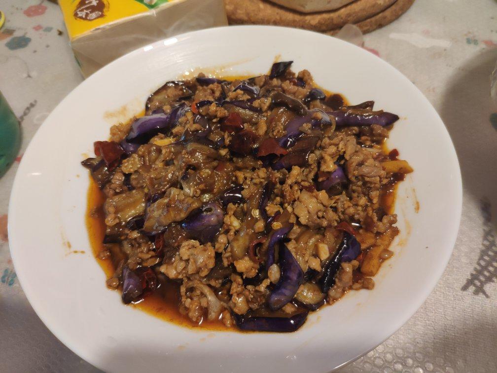 红烧肉沫茄子