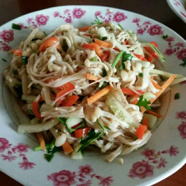 清炒金针菇
