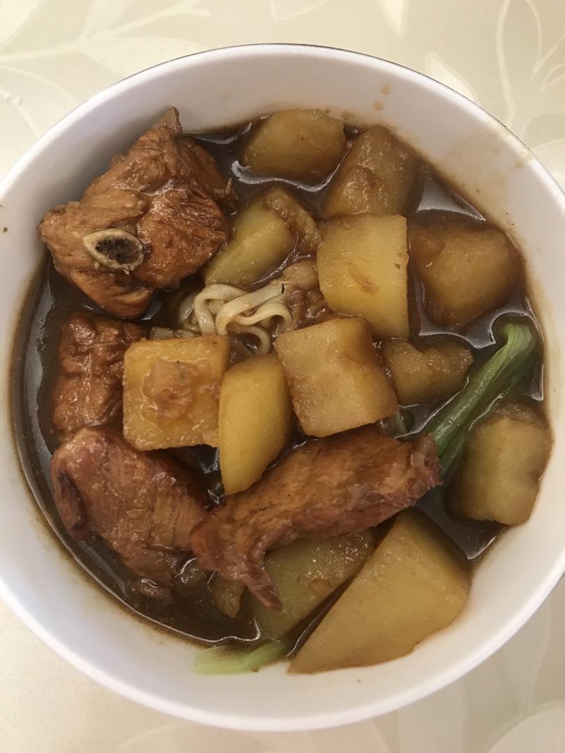 🔥巨好吃的红烧排骨炖土豆❗️懒人版轻松做拿手菜