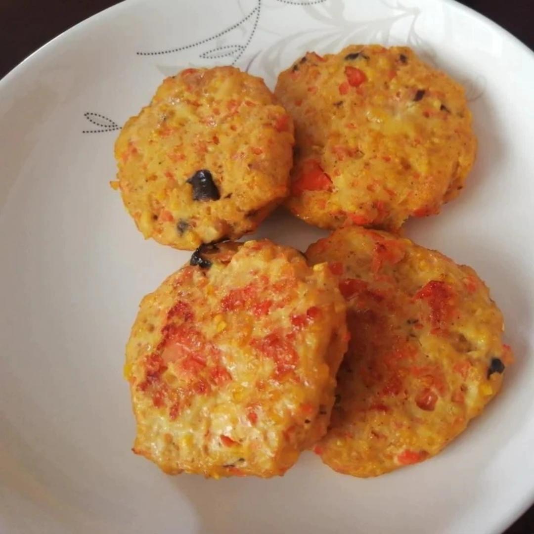 减肥餐低脂鸡胸肉饼