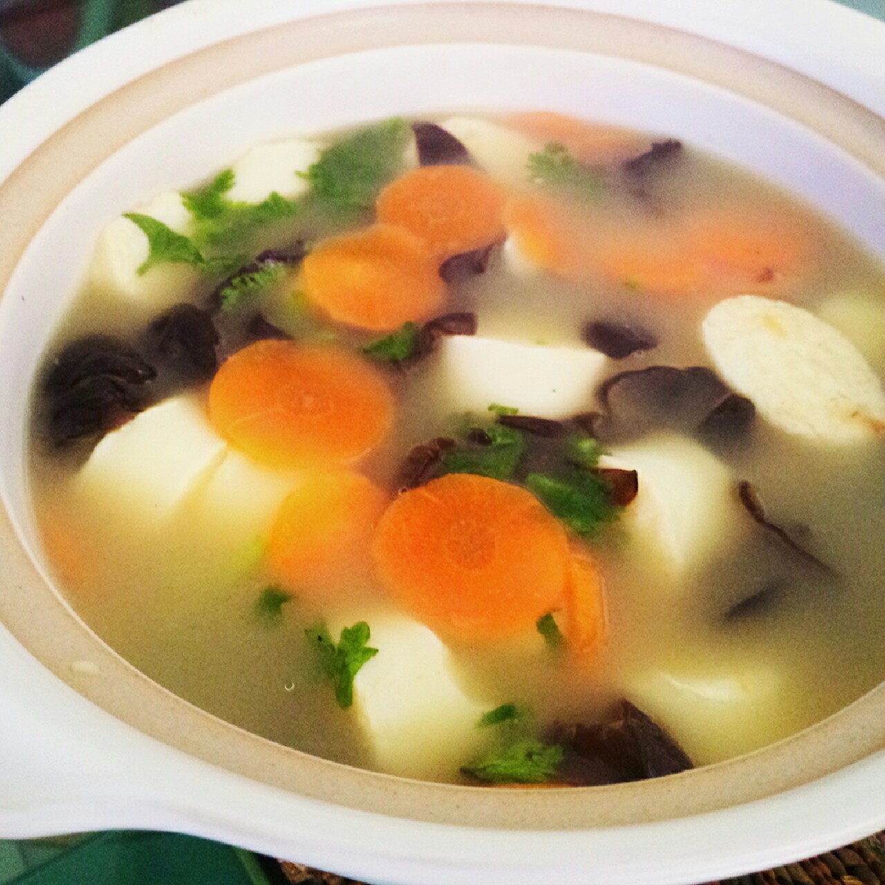 科学家高小艳做的日本豆腐汤