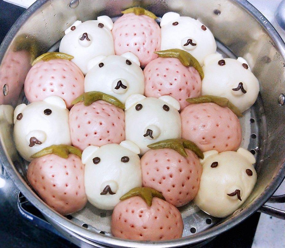 小朋友无法抗拒的卡通挤挤小馒头