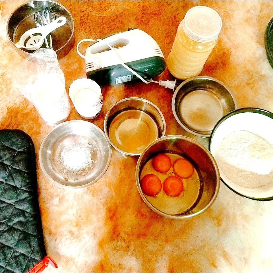 无水蜂蜜蛋糕 | 皮脆脆的更好吃