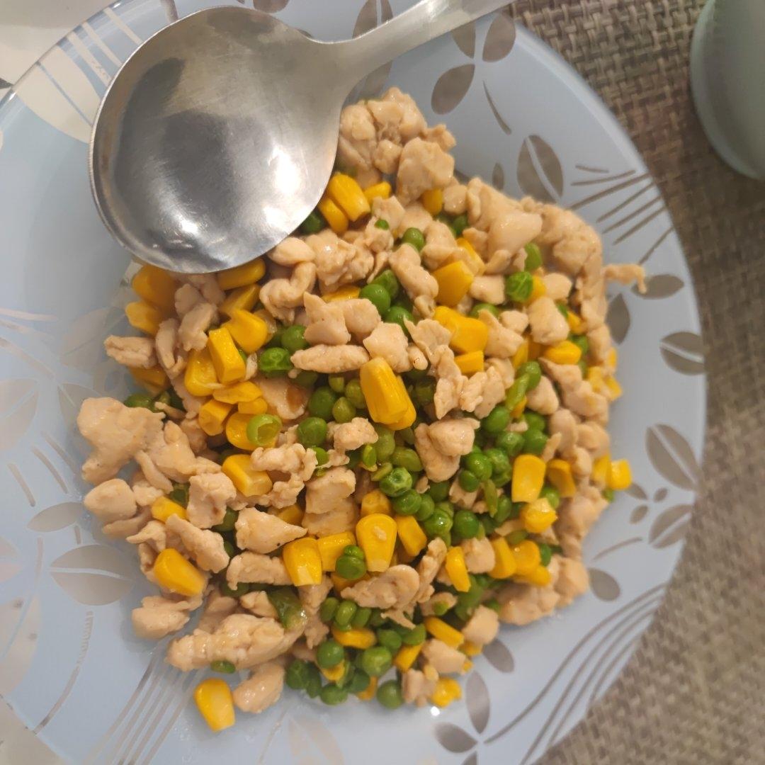 低脂美味－玉米青豆鸡丁