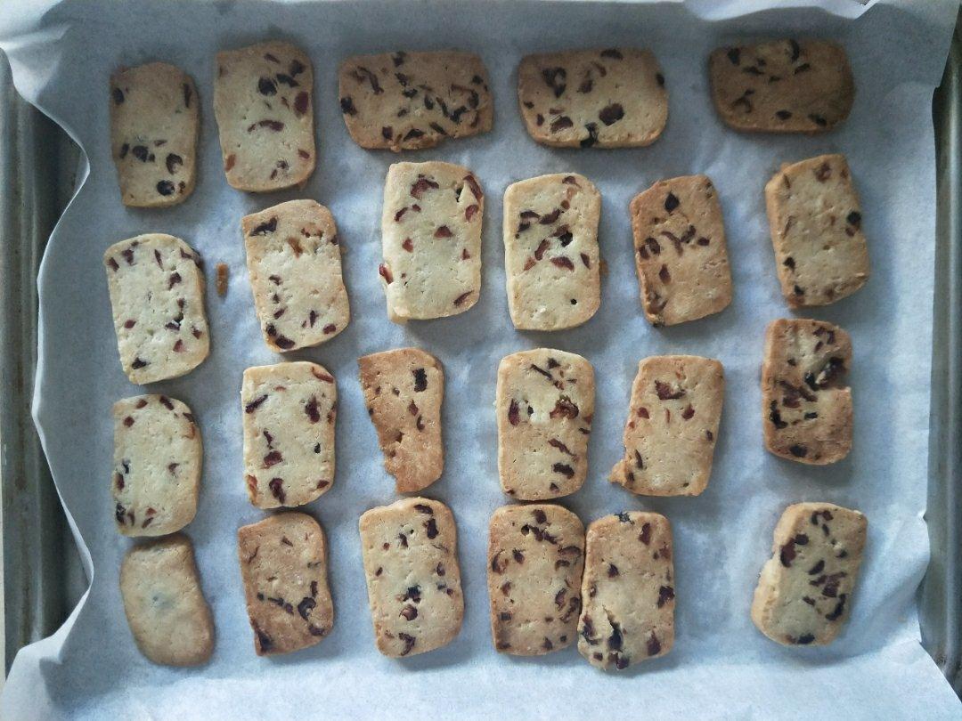 蔓越莓饼干——少油少糖中筋面粉