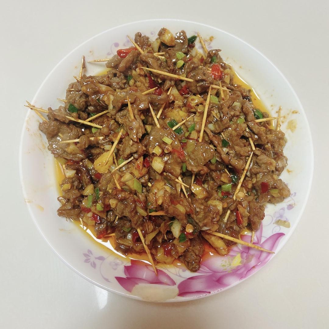 牙签牛肉 道地湖南味