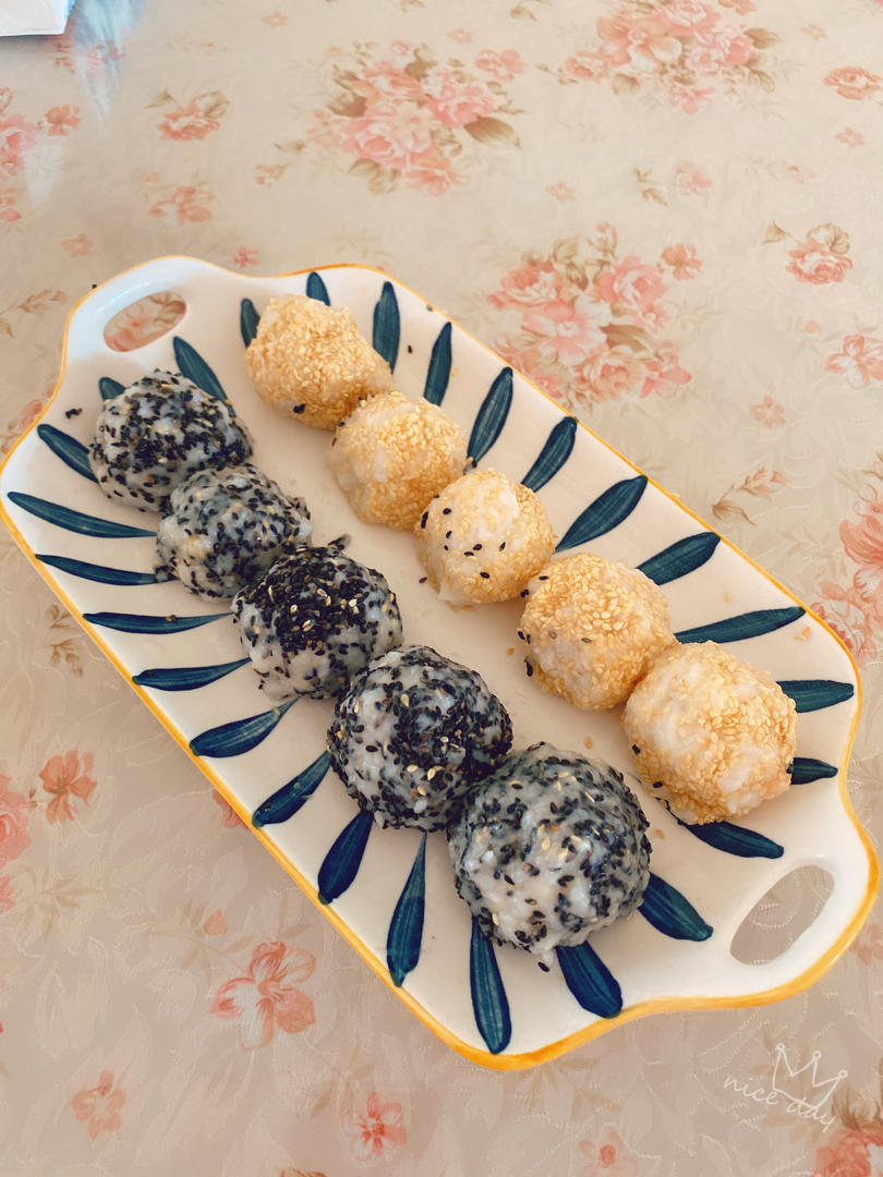 巧克力山药芝麻球（免烤免炸）