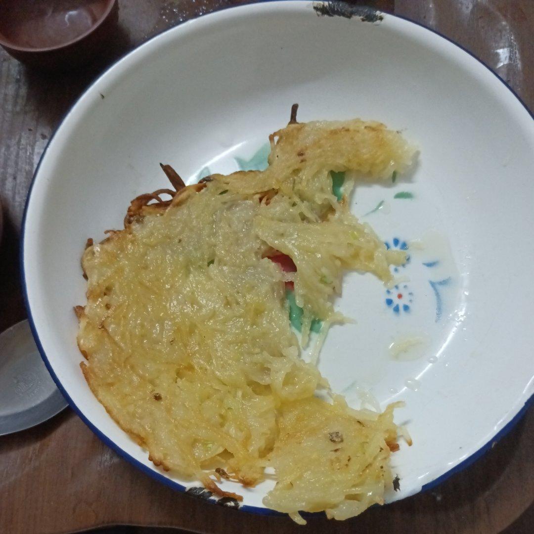 香煎土豆丝饼（超简单）