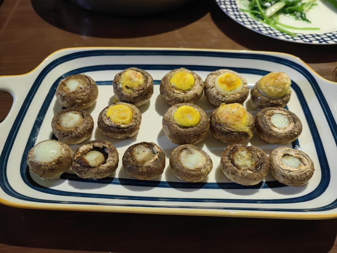 香烤口蘑鹌鹑蛋