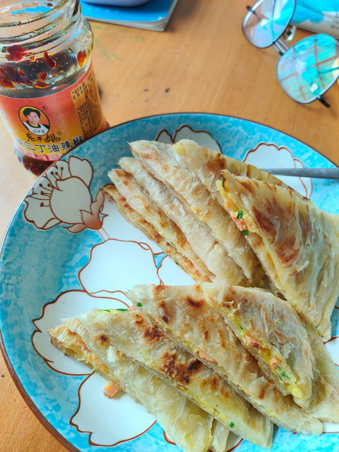 🔥营养又简单的鸡蛋饼，上班族的福音❗️