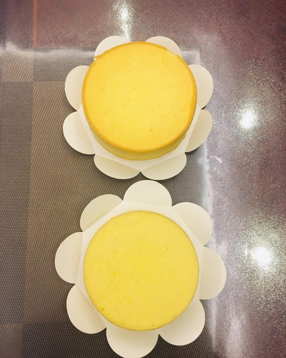 嫩底戚风，6寸and8寸