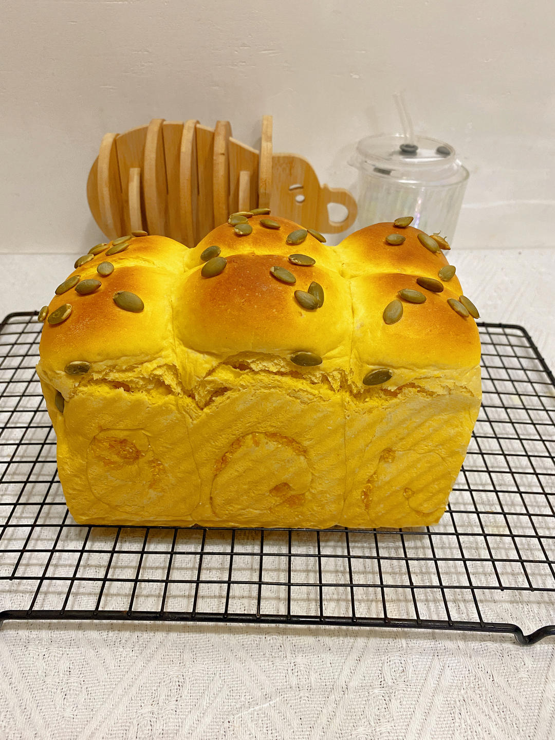 🎃不加一滴水的黄金椰蓉南瓜吐司｜建议收藏