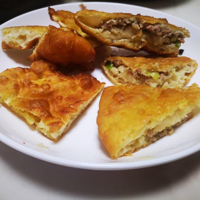 姥姥家的健康炸油饼（不揉面不擀面）