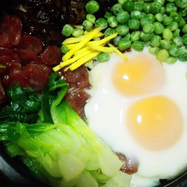 广东腊肠煲仔饭