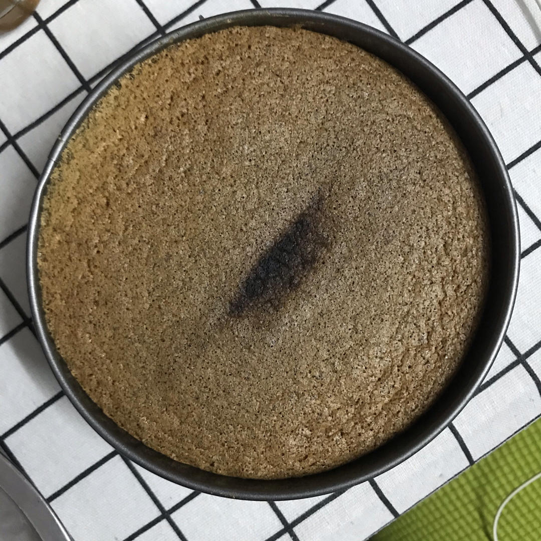 原味、黑麦8寸戚风蛋糕