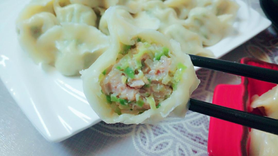 绿萝卜鲜肉水饺