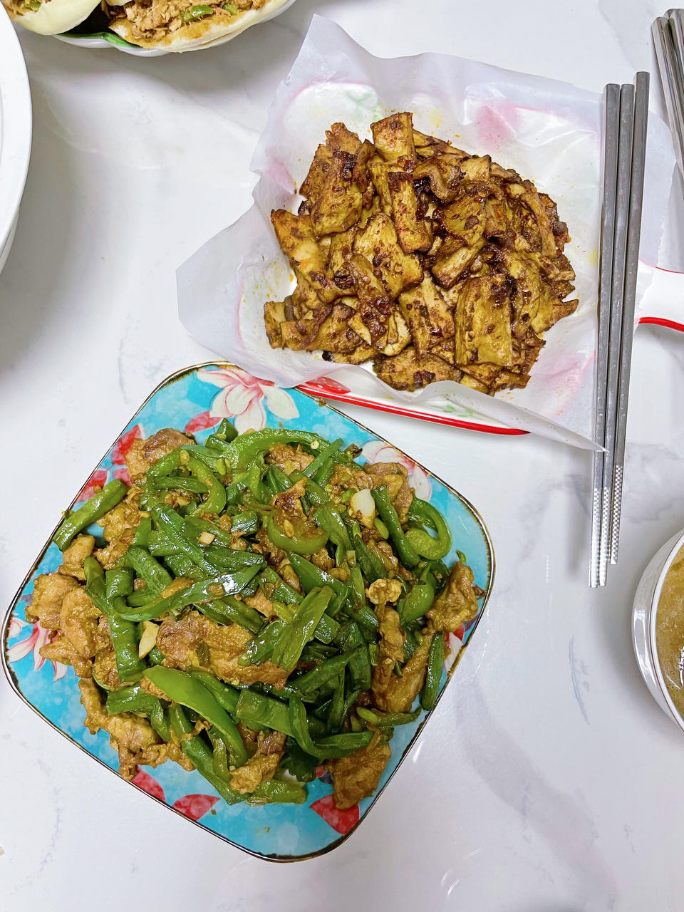 豆角炒肉丝
