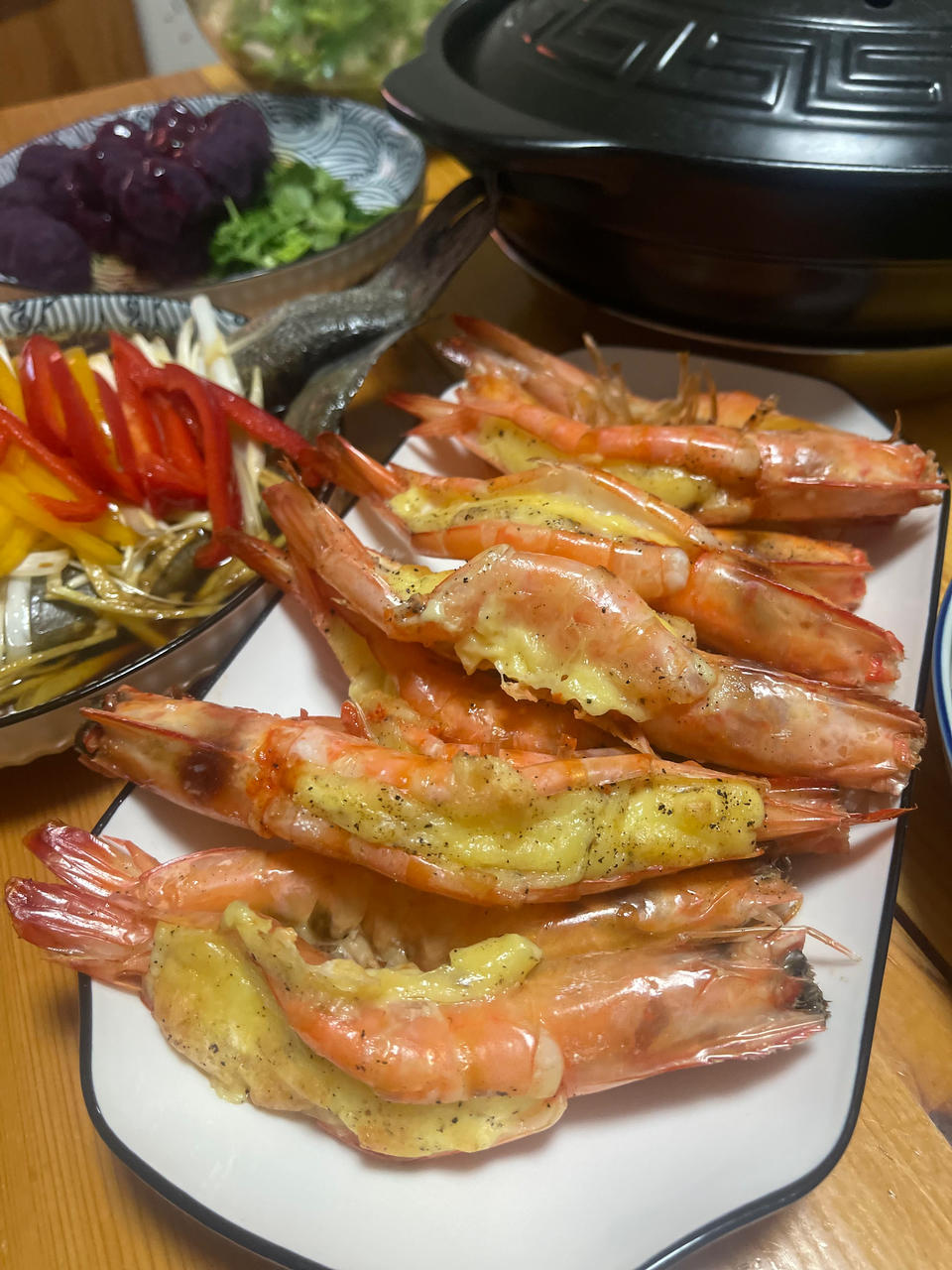 芝士沙拉酱焗大虾