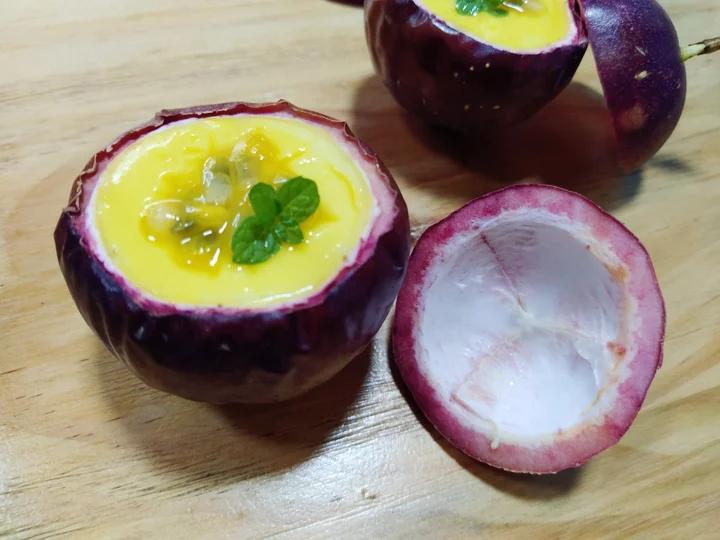 百香果鸡蛋布丁