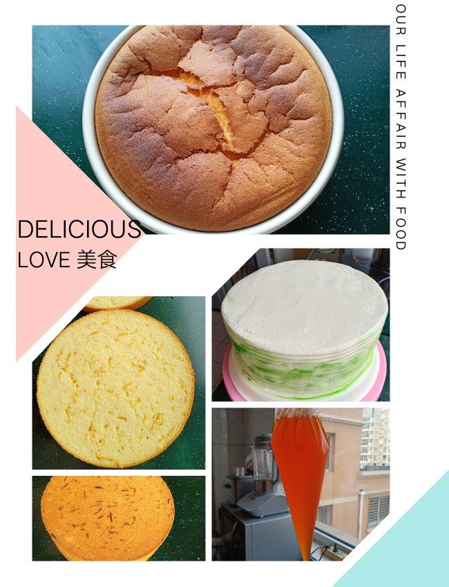 橙多多戚风蛋糕