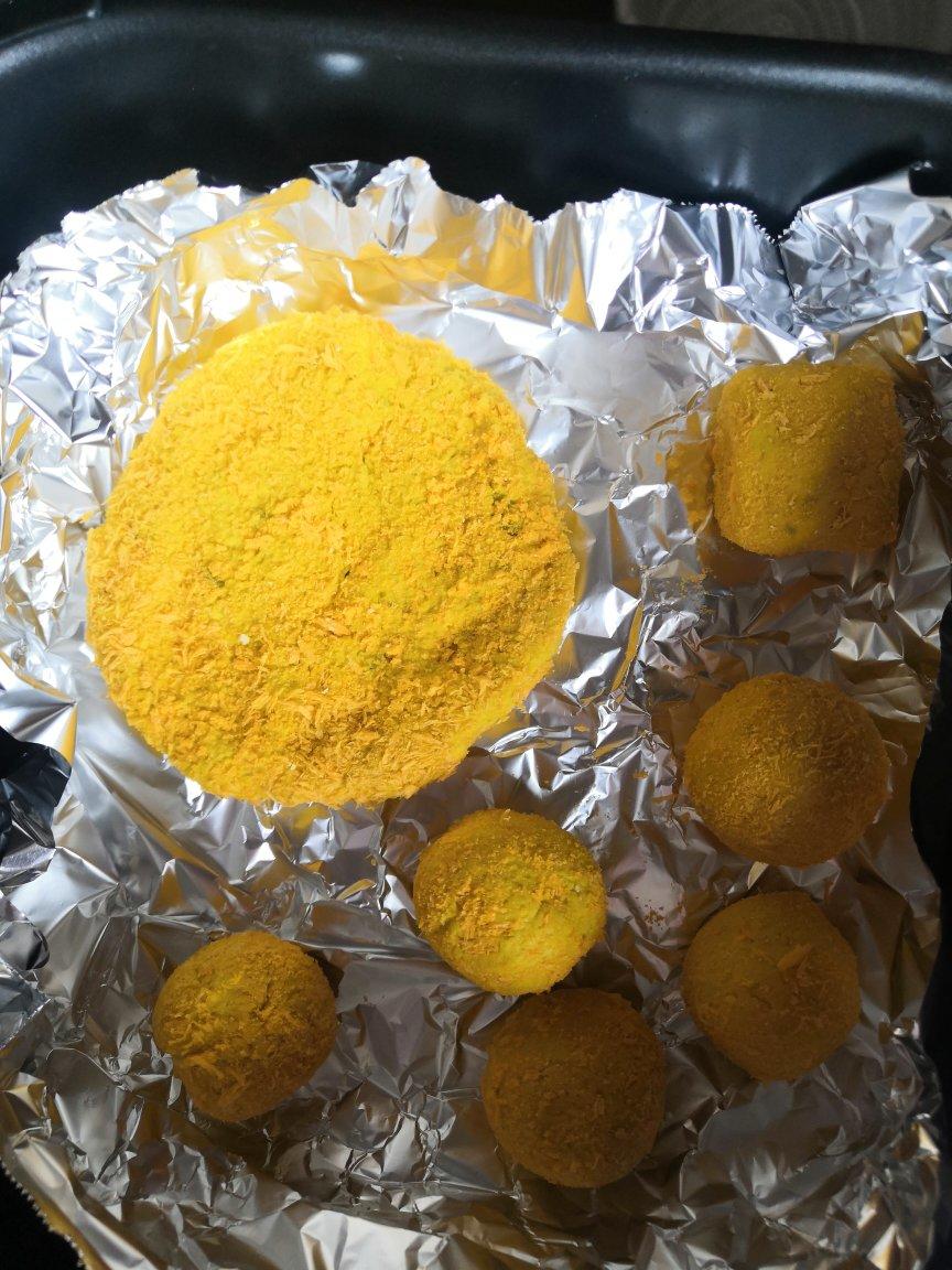 新手一次成功的南瓜饼(空气炸锅版)