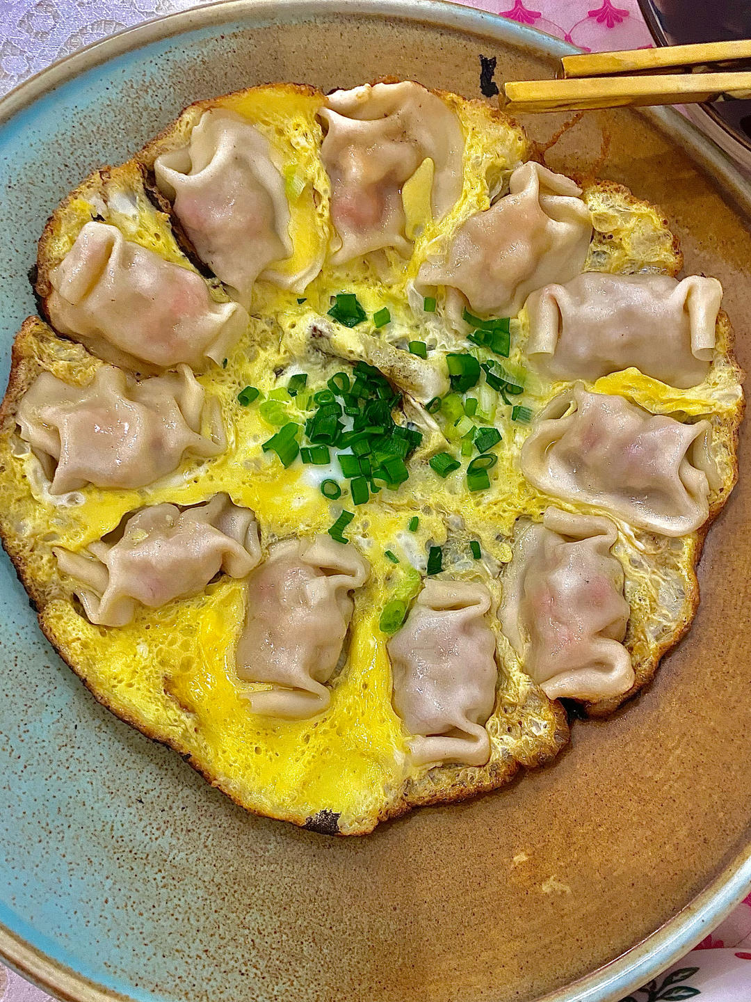 懒人快手抱蛋煎饺