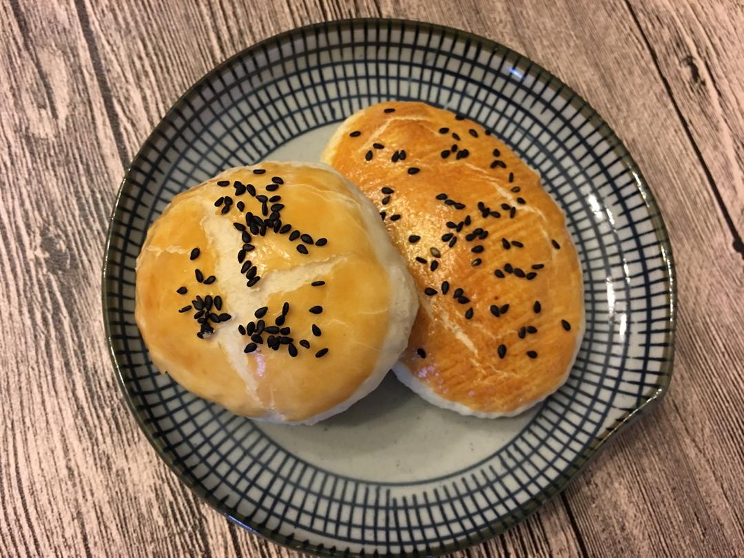 酥到没朋友的红豆酥饼