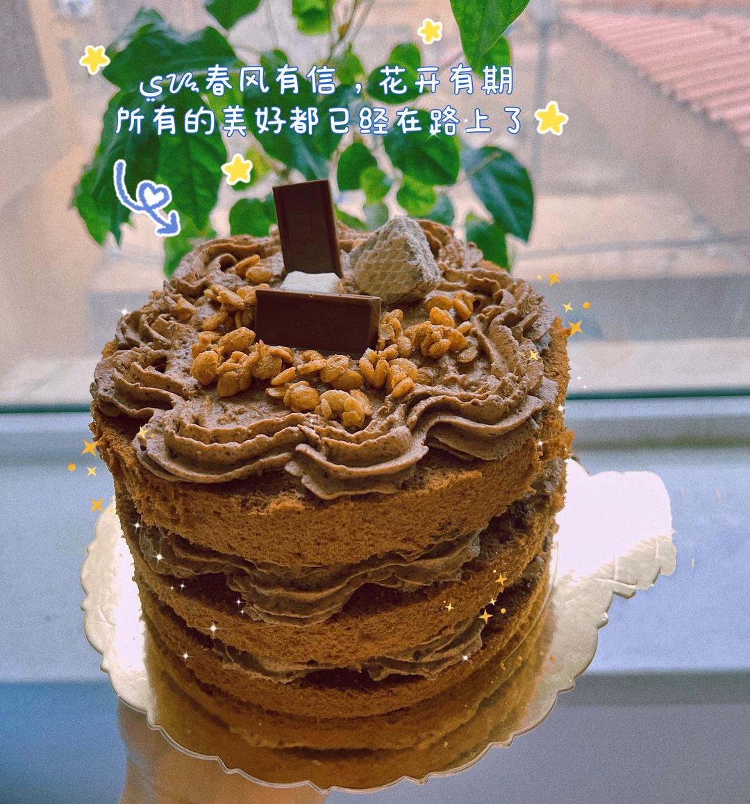 巧克力奶油蛋糕（6寸）