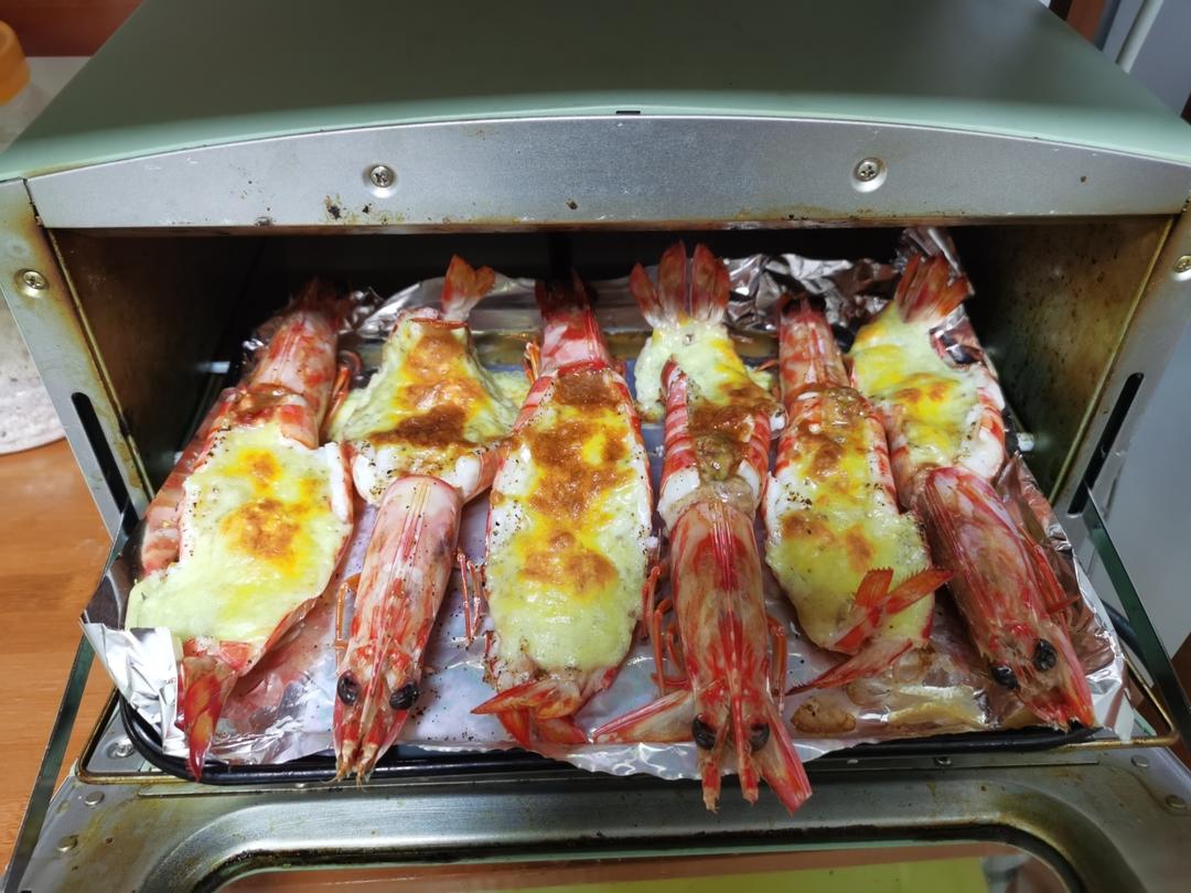 芝士焗大虾🦐巨型黑虎虾|年夜饭|宴客菜