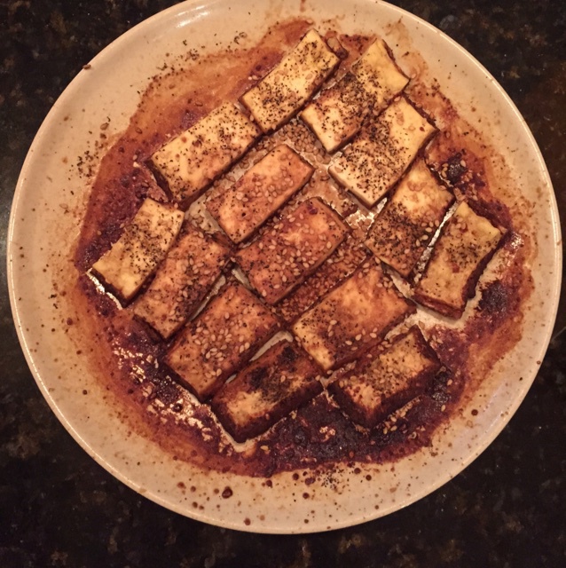 快手微波烤老豆腐