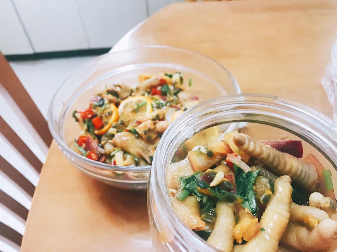 柠檬百香果鸡爪