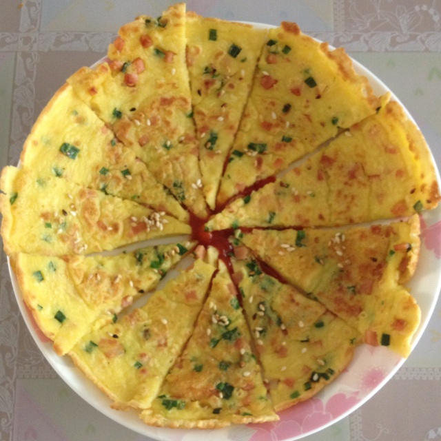 火腿鸡蛋饼