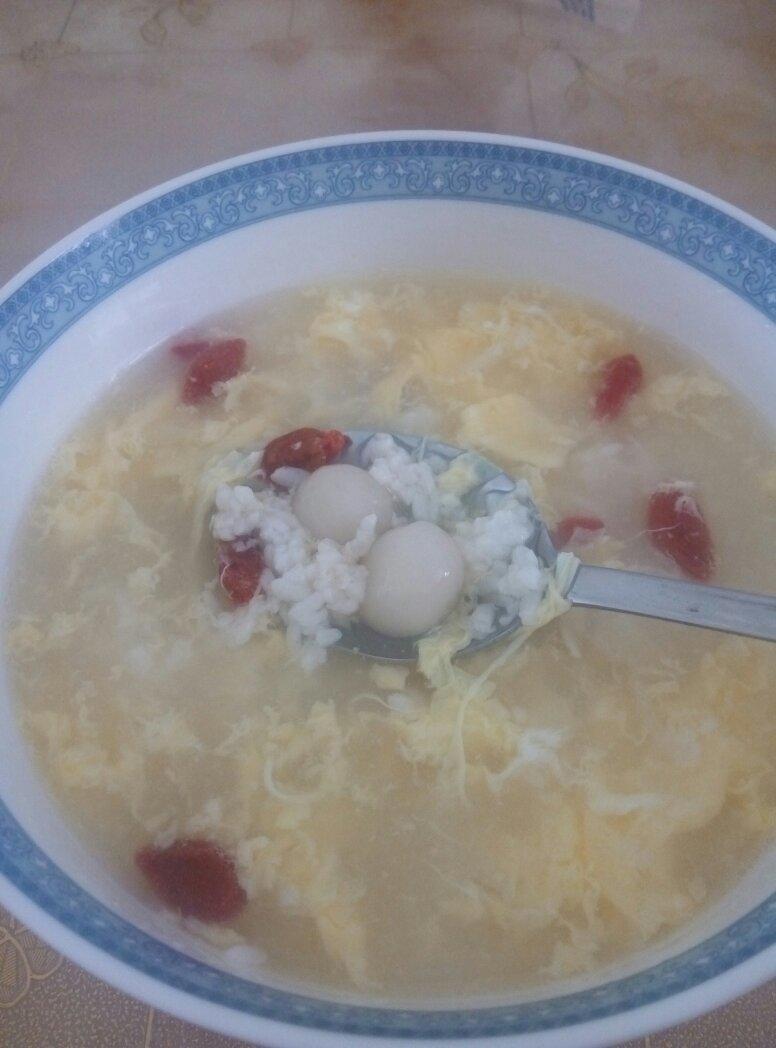 蛋花酒酿圆子