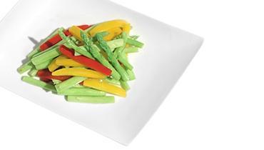彩椒芦笋的做法