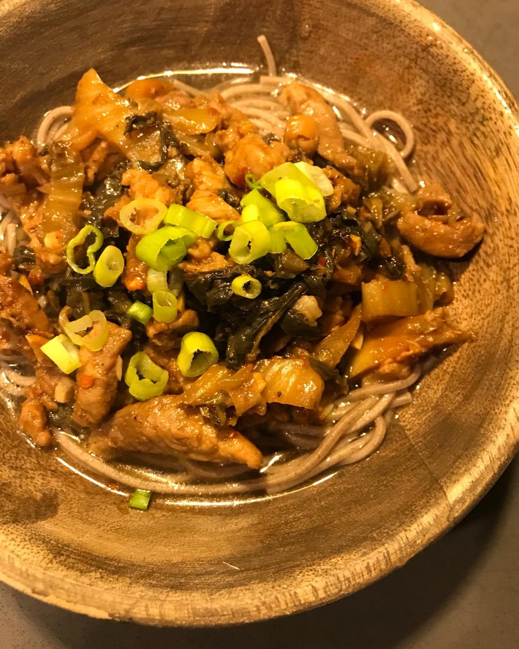酸菜肉丝面