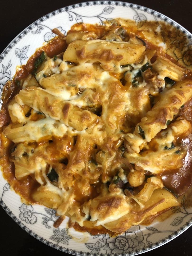 辣鸡肉芝士年糕