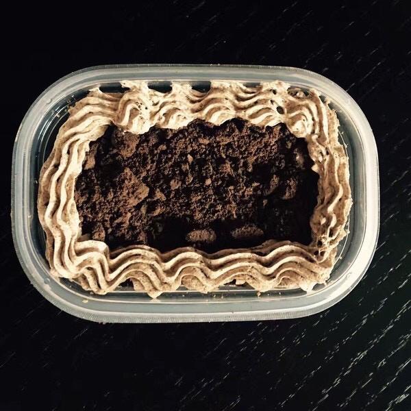 好吃到流泪的奥利奥咸奶油盒子蛋糕