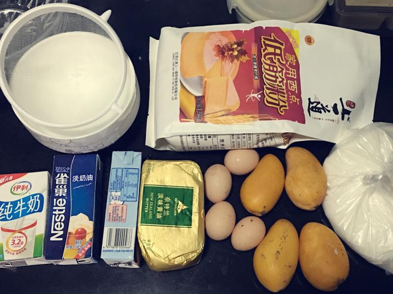 纯奶手撕吐司的做法 步骤1