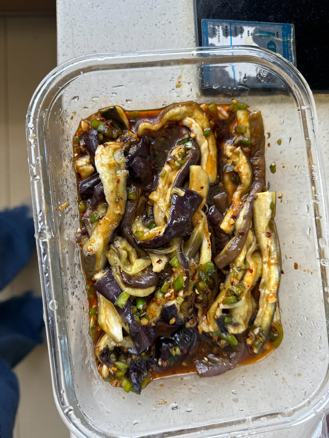 蒜泥茄子（蒸）