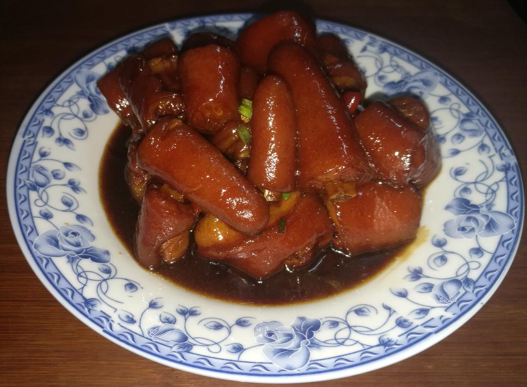 香辣红烧猪尾