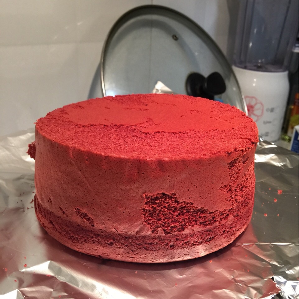 暖心红丝绒蛋糕［6寸绵软戚风版 ］