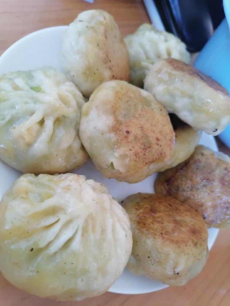 生煎素菜包的做法
