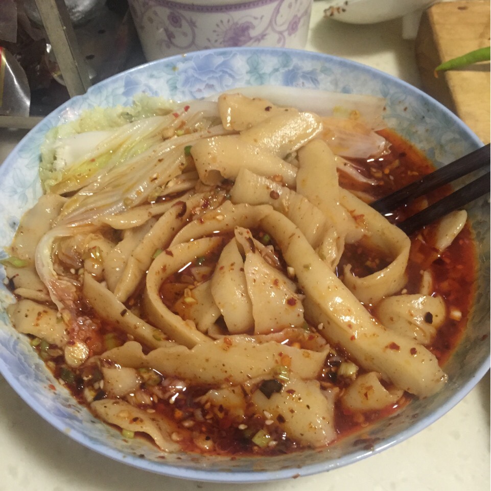 自制刀削面