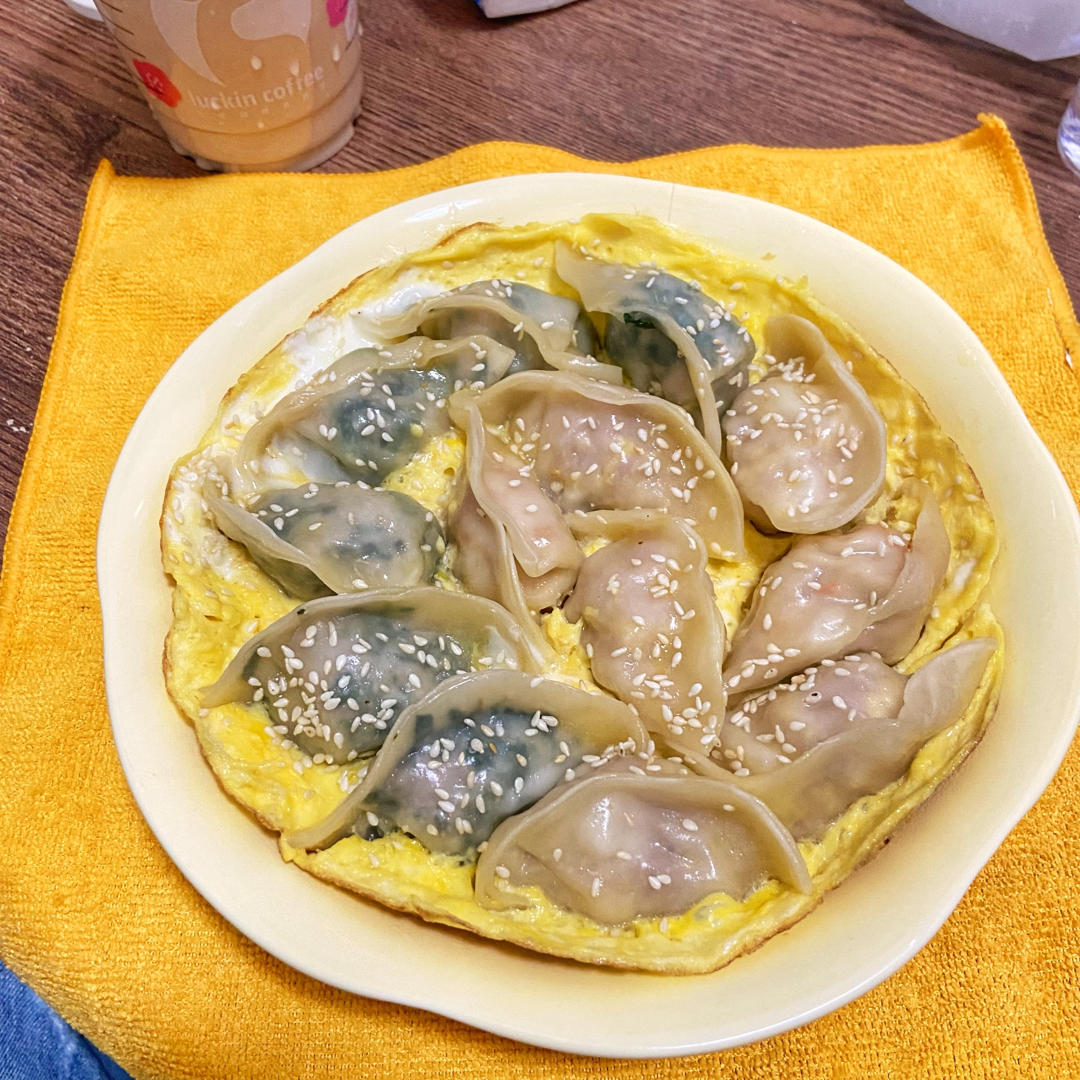 懒人快手抱蛋煎饺
