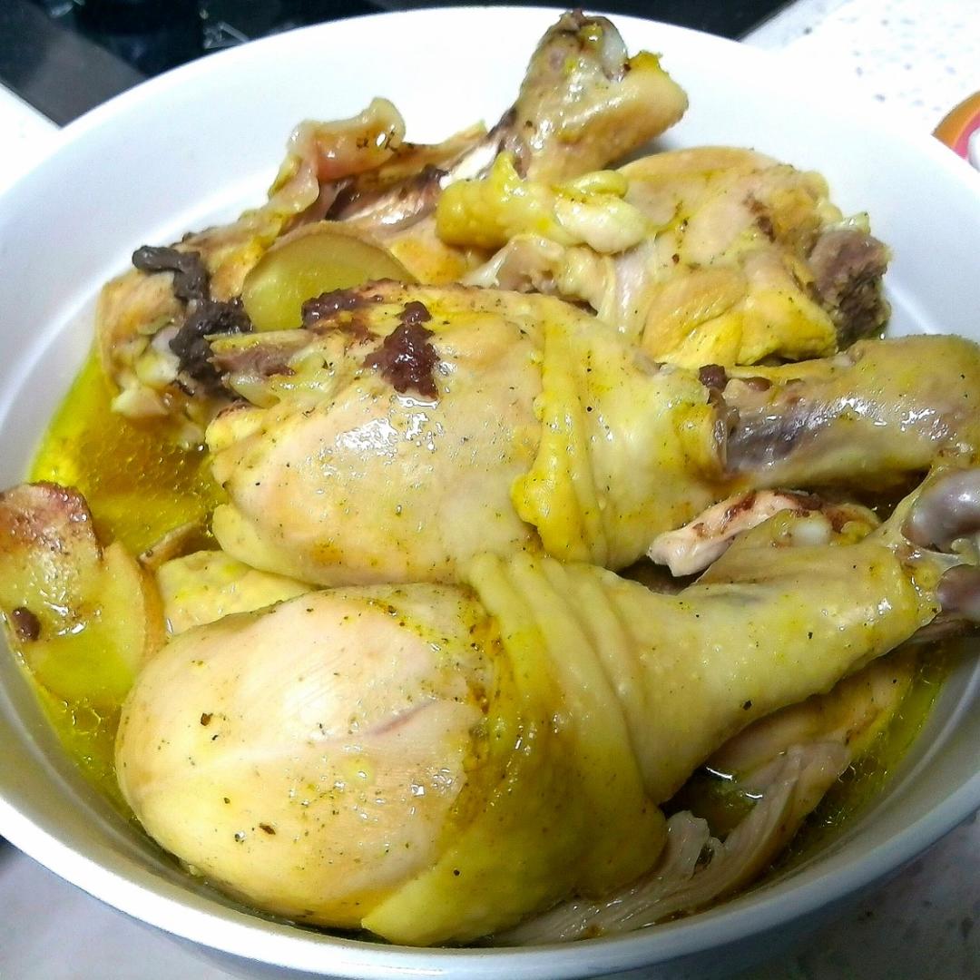 手撕盐焗鸡腿