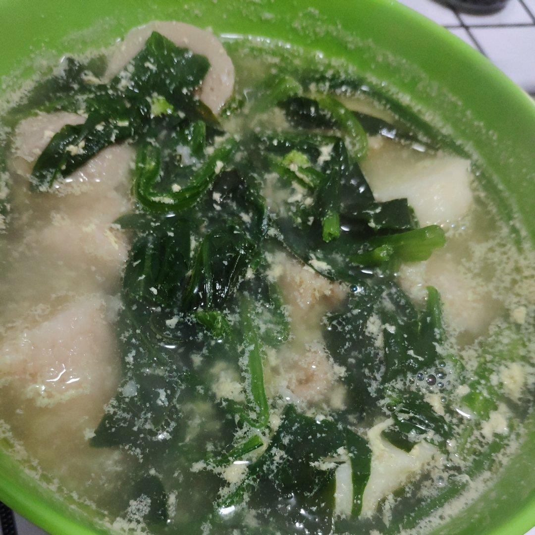 菠菜鸡蛋汤