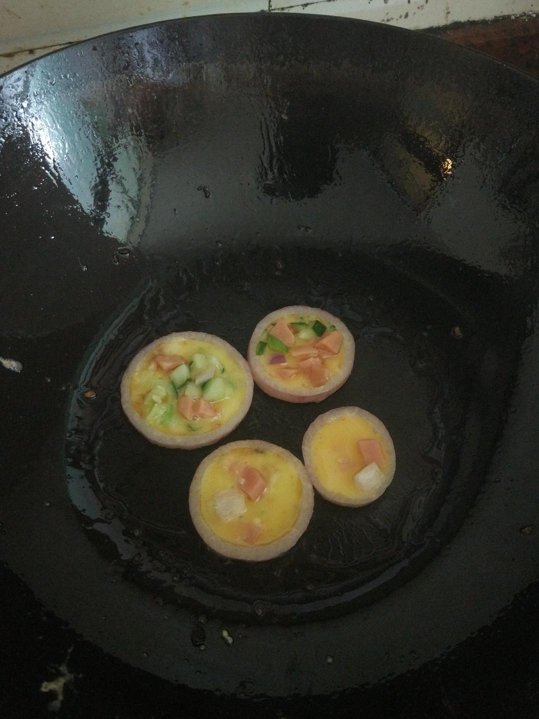 洋葱圈蛋饼