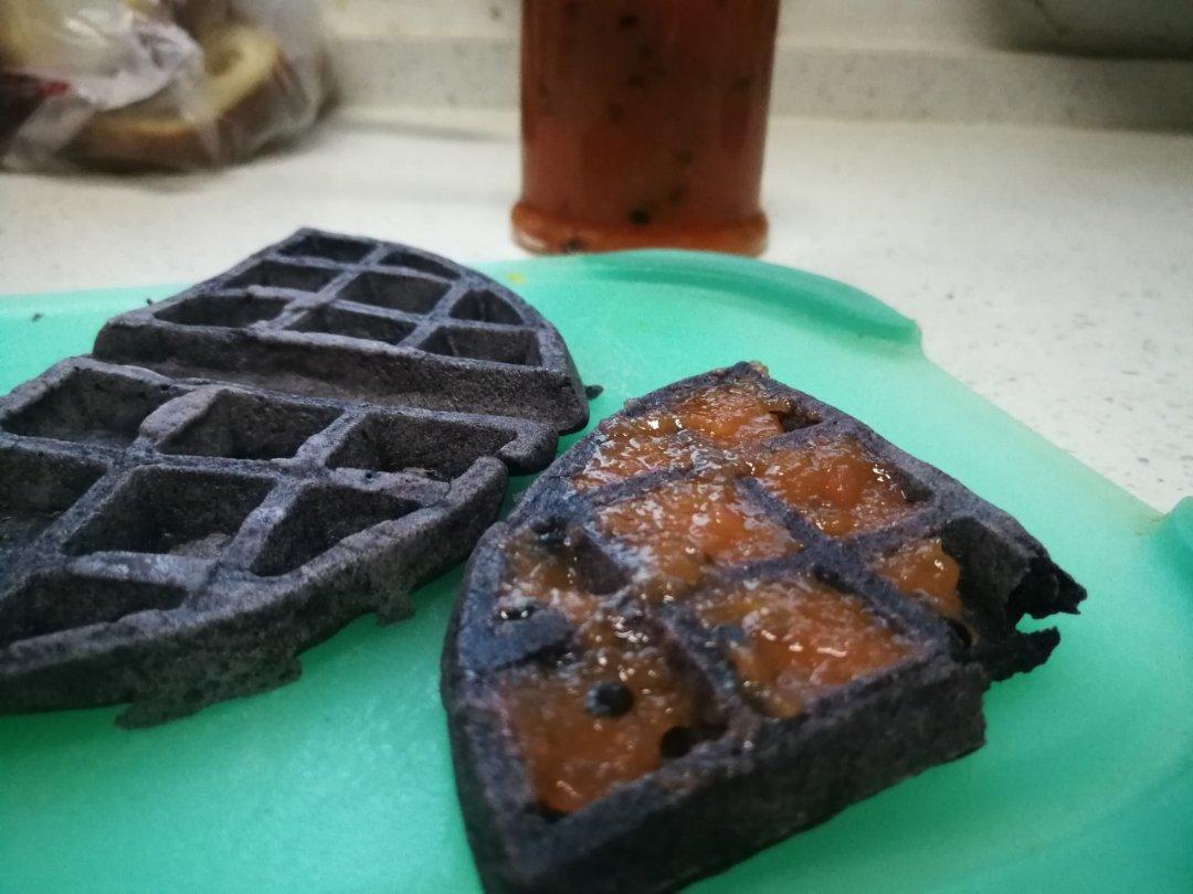 椰子油糯米华夫饼
